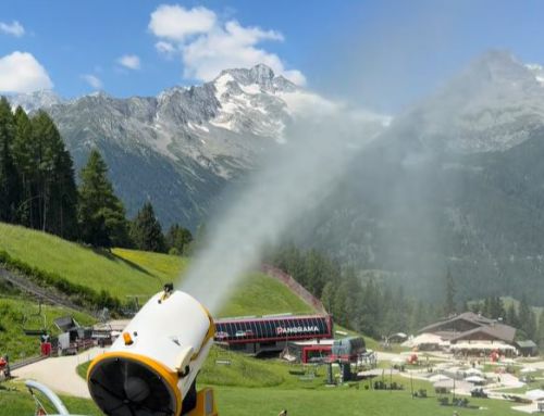 Schneekanone im Sommer: Ungewöhnliche Abkühlung in Südtirol